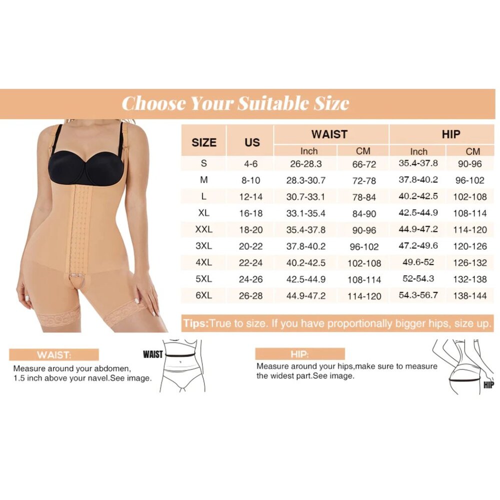 Fajas Colombianas Stage 2 BBL Post Surgery Liposuction Compression Shapewear - Picture 6 of 6